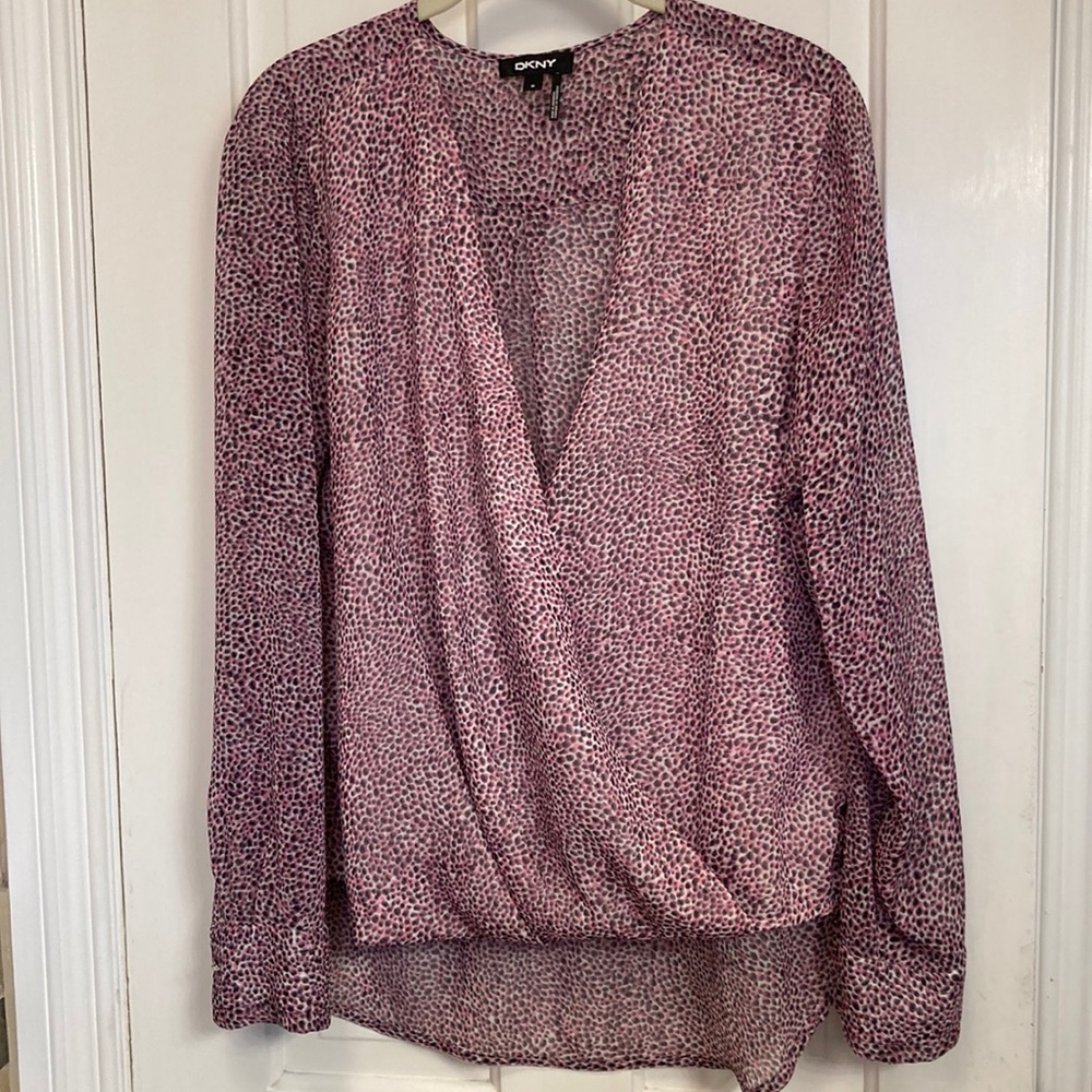 DKNY blouse; size M